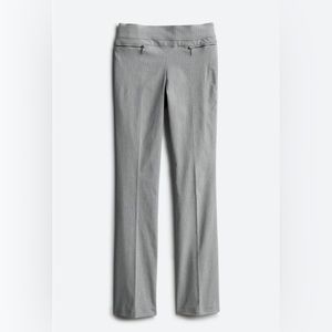 Stitch Fix Grey Ruthy Zipper Detailed Print Bootcut Pant Size 4